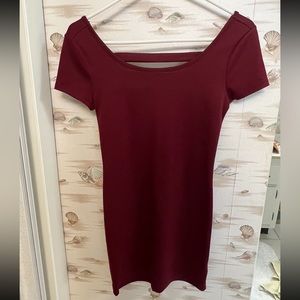 Forever 21 Maroon Dress (Small)